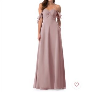 Azazie bridesmaids dress in vintage mauve
